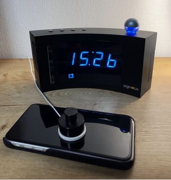 Vibrationssignalempfänger auf das Display vom Handy